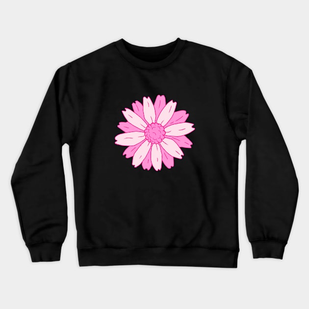 Pretty Pink flowers Crewneck Sweatshirt by ROLLIE MC SCROLLIE